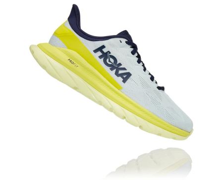 Hoka Mach 4 - Tenis Corrida Estrada Mulher Azuis Floral | PT-4dODYIY